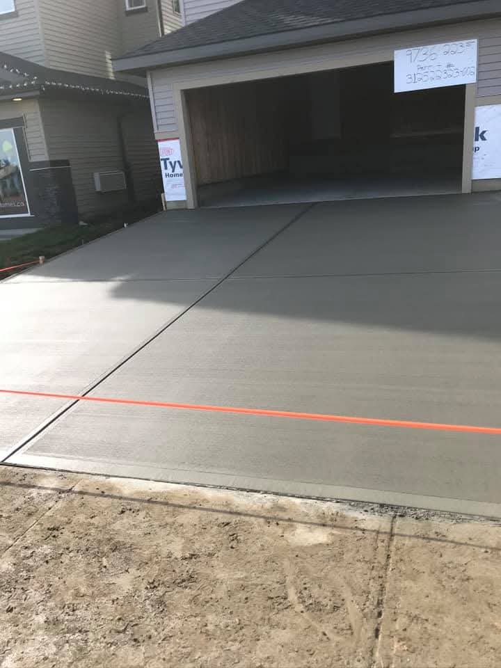 Basement concrete floor